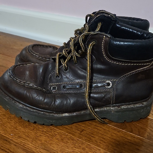 Men\'s Dr. Martens Brown Leather Lace-Up Boots main image 5